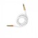 Audio BYZ BL-613, Jack 3.5 mm (M) -Jack 3.5 mm (M), 1m, white