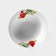 Porcelain plate "Reds Red", 550 ml, D = 17 cm