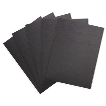 Foam card 5mm B2 500*700mm Brauberg black matte, set of 5 sheets 112472