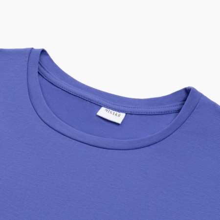 Men's T-shirt Minaku Regular Fit: Purple color, rn 50-5
