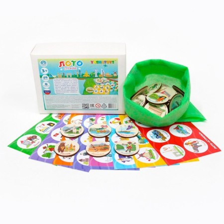 Lotto children's "Countries" (round chips)-1