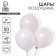 Latex ball 12 "Makarun", set 50 pcs, pink color
