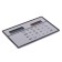 Calculator flat, 8-bit, silver case