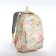 School backpack from textile 2 department on lightning, 4 pockets, yellow color