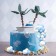 Set for decoration "beads", set 20 pcs, white color