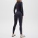 Women's legins with an insert of Minaku, black color, rr 46