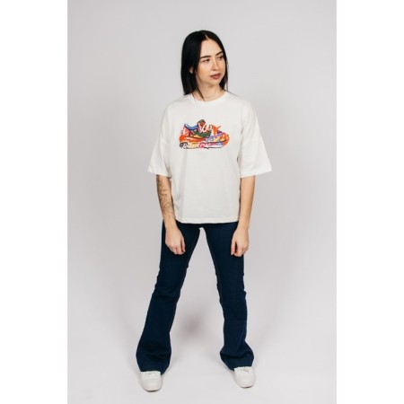 Female T -shirt, size 46, milk color