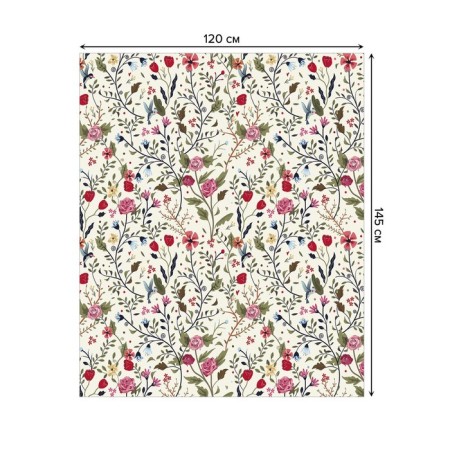 The tablecloth "Field flowers", rectangular, oxford, size 120x145 cm-1