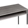 Computer table Leo Loft concrete/matte black metal, black 39x85x75 cm