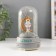 Souvenir Polystone Light "Cosmonaut on the Moon in the flask" Sound 2haaa 9x9x14.5 cm mix