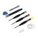 A set for repairing tundra phones, screwdrivers PH00, P0.8, TW0.6 + tools, 8 pcs.