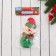 Soft suspension "Elf" 8x14 cm, red-green