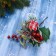 Decor "Winter Dreams" Gift to the Cell leaves of the berry, 20 cm