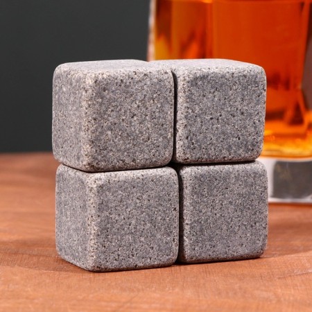A set of stones for whiskey "Wealth", 4 pcs-1