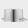 Pan, 5 l, d = 23.5 cm, h = 13 cm, metal cover, triple bottom, induction