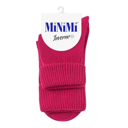 Women's socks mini inverno, single size, Fuxia color