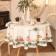 Tables Etel New Years Treat d = 150cm +/- 3cm with VGMO, 100%HL, sarzha 190g/m2