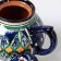 Rishtan ceramics "Patterns", 1000 ml, blue