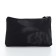 Cosmetic bag simple flower, 19*3*13, lightning departure, lining, black