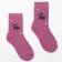 Children's woolen socks "cats", color mix, size 16