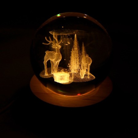 New Year's lamp "New Year! Fairytale forest "-3