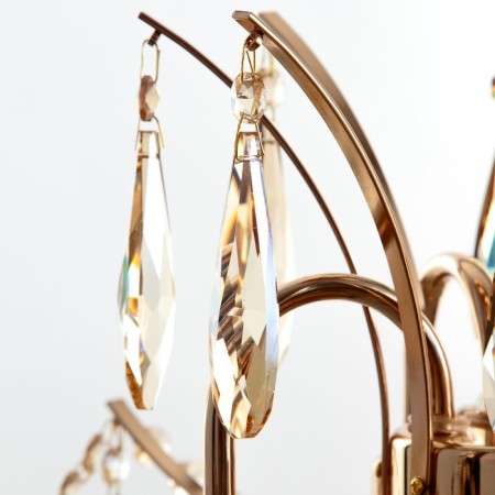 Daria chandelier 4x40W E14 gold 40x40x52.5cm-5
