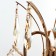 Daria chandelier 4x40W E14 gold 40x40x52.5cm