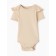 Body Children with ruffles Minaku "Nature", beige color, height 62-68 cm
