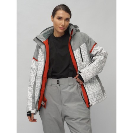 Ski suit female, size 58, white color-10