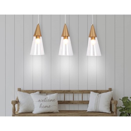 Suspended Ambrella Light, Traditional, TR3669, 3CHE14, Brass color-2