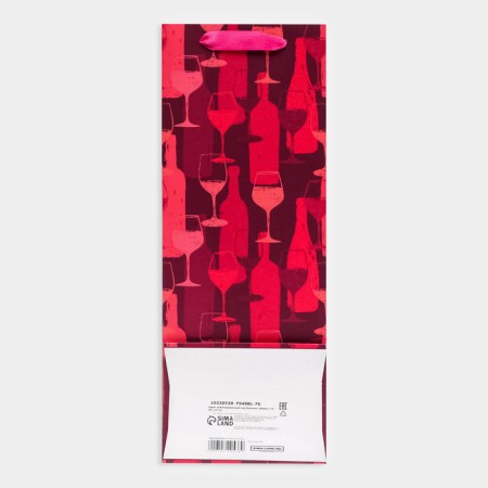 Package laminated for the bottle "Glass", 13 x 36 x 10 cm-1