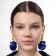 Earrings Assorted "Wind" Enjoyness, color blue-gold