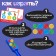 Magnetic wand with the tasks "Funny tasks", chips, cards, according to the Montessori methodology