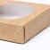 Box the team, craft, with a window, 11.5 x 11.5 x 3 cm