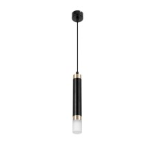Bayerlux suspension of Bayerlux “Warton” LED 6W 4000K Black Gold 4x4x27-227cm