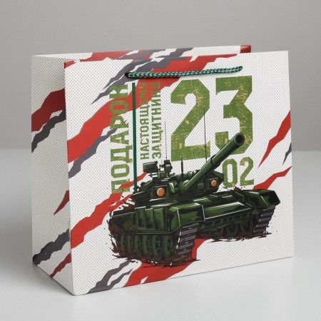 Package Gift Laminated Horizontal, Packaging, “Real Defender”, ML 27 x 23 x 11.5 cm-1
