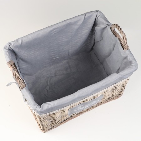 High -high shelling basket with handles "Lenon", 44x33.5x30 cm, gray-2