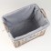 High -high shelling basket with handles "Lenon", 44x33.5x30 cm, gray