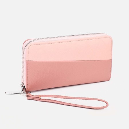 Women's wallet with lightning, pink color