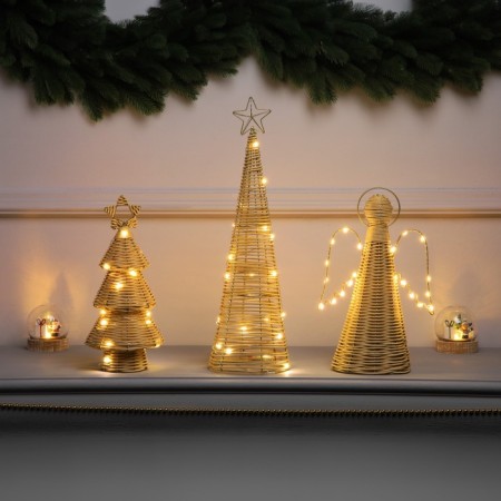 Figure Light "Christmas tree", 47x14x14 cm, 30 LED, AAX2 batteries (not in the kit), warm white glow-3