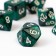 Cubes set for D&D (Dungeons and Dragons, DND), series: D&D, "Dark Cyan", 7 pcs