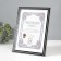 Photo frame Plastic format A4 "Double section" Black 23.8x32.5x1 cm