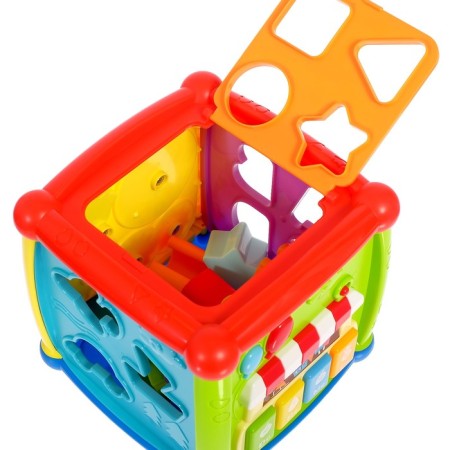 Developing toy "smart cube", light and sound effects-5
