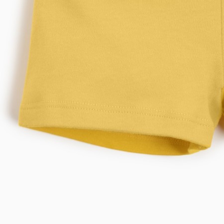 Kidsa (sweatshirt, shorts) minku, yellow color, height 80-86 cm-2