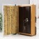 Safe Brush Tree leatherette "violin and bow" embossing 21x13x5 cm