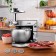 Mixer KitFort KT-3413, Planetary, 2000 W, 10/2/1.5 L, 6 speeds, silver