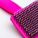 Pucoding plastic soft with rounded teeth, small, 6 x 13.5 cm, pink