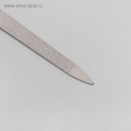 Metal file for nails, 12 cm, silver color-2