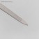 Metal file for nails, 12 cm, silver color