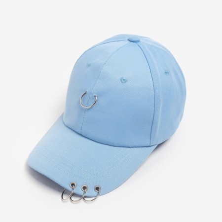 Women's cap Minaku with rings Blue color, rr 56-58-9